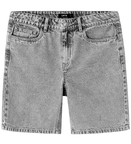 LMTD LMTD Shorts - NlfGlizza - Light Grey Denim Stonewash