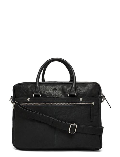 Se Adax Bolzano Briefcase Frankie Adax Black ved Booztlet