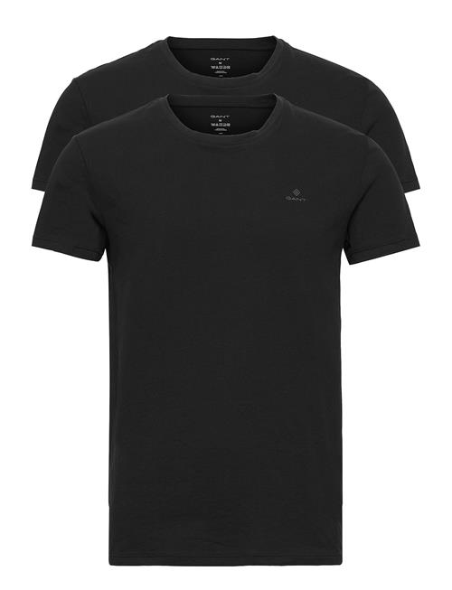 Se GANT C-Neck T-Shirt 2-Pack GANT Black ved Booztlet