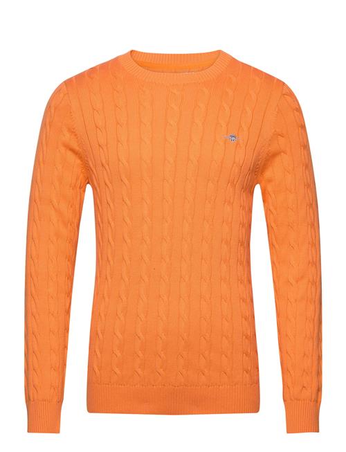 GANT Cotton Cable C-Neck GANT Orange