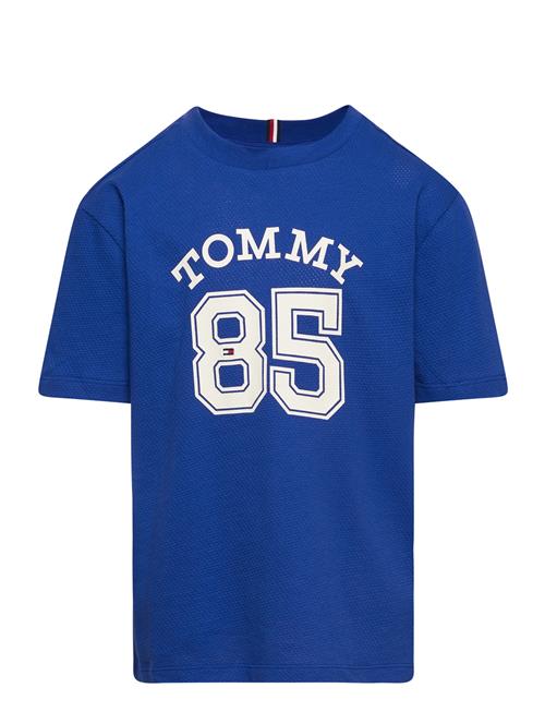 Tommy Hilfiger Mesh Varsity Tee S/S Tommy Hilfiger Blue