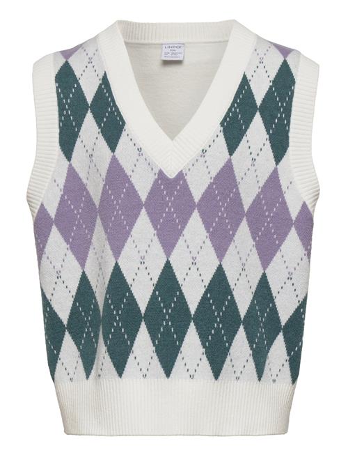 Lindex Sweater Vest Argyle Lindex Patterned