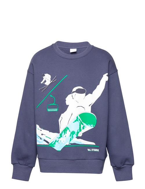 Lindex Sweatshirt Crewneck Sky Uni Lindex Blue