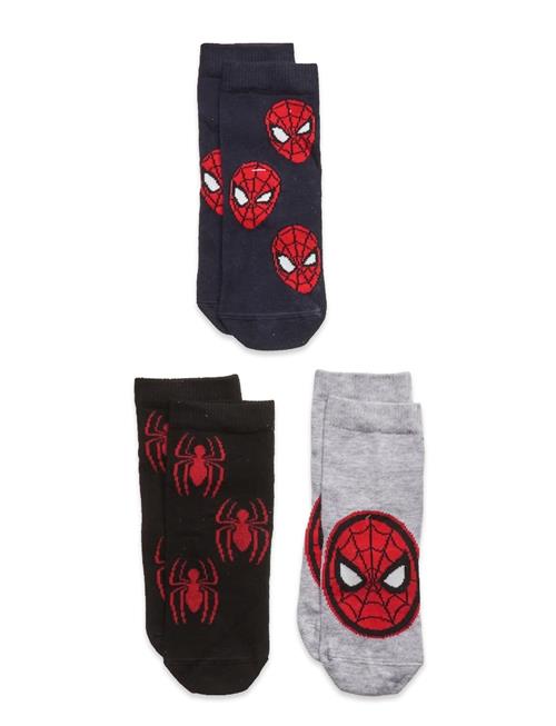 Lindex Sb 3P Sock Spiderman Lindex Patterned