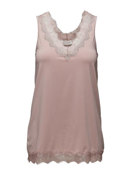 Rosemunde Rwbillie Sl Lace V-Neck Top Rosemunde Pink