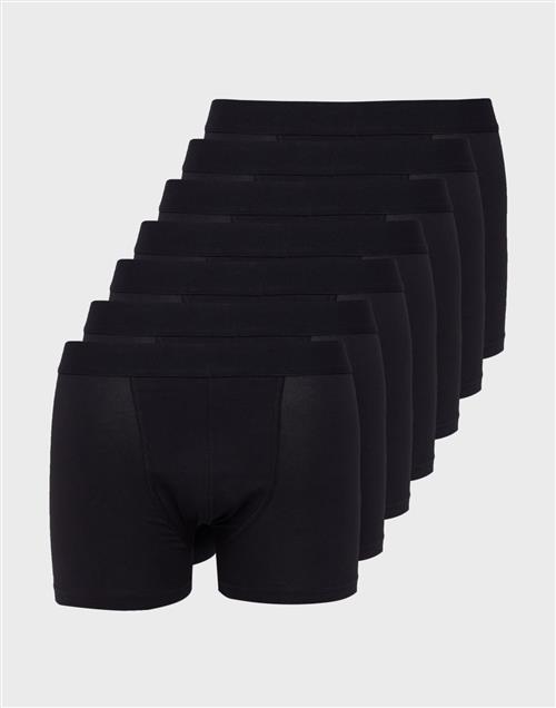 Bread & Boxers 7-Pack Boxer Brief Multipack underbukser Black