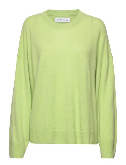 Se Samsøe Samsøe Nola Crew Neck 6304 Samsøe Samsøe Green ved Booztlet