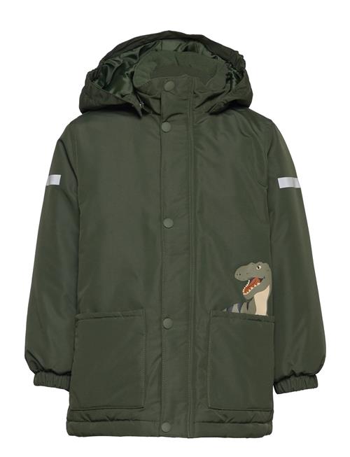 Se Lindex Jacket 3D Animal Dino Lindex Green ved Booztlet