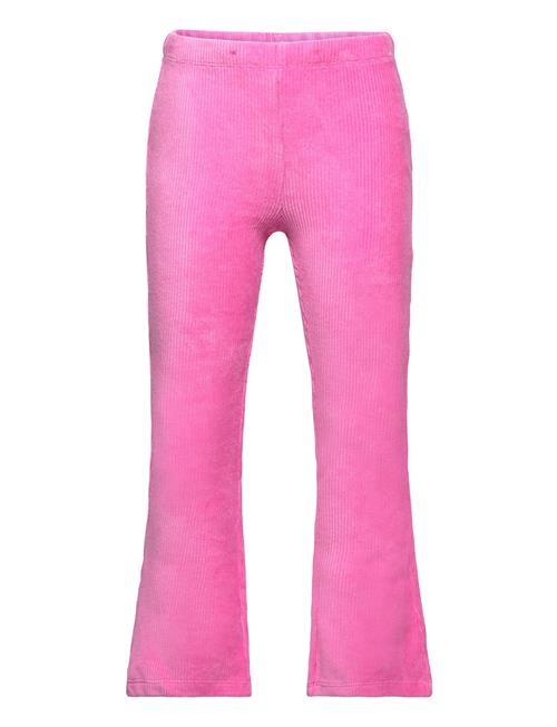 Lindex Trousers Jersey Cord Flare Lindex Pink