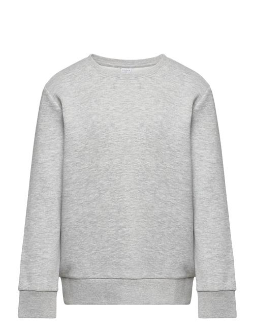 Se Lindex Sweatshirt Basic Melange Lindex Grey ved Booztlet