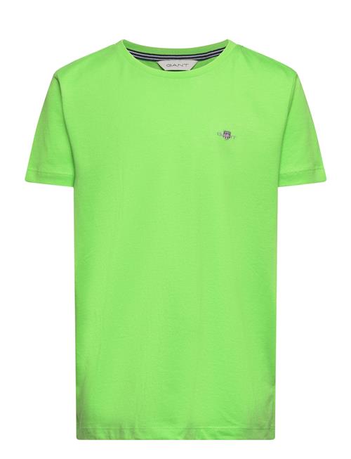 Se GANT Shield Ss T-Shirt GANT Green ved Booztlet