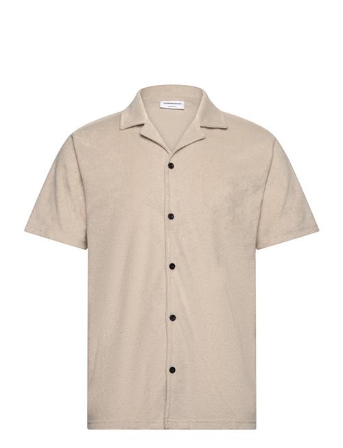 Lindbergh Ss Shirt Terry Lindbergh Beige