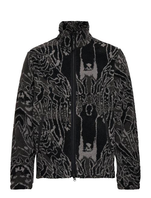 Se Samsøe Samsøe Rune Full Zip Aop 11705 Samsøe Samsøe Black ved Booztlet