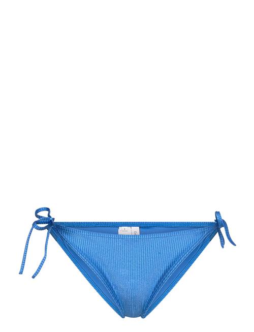 Calvin Klein String Side Tie Cheeky Bikini Calvin Klein Blue