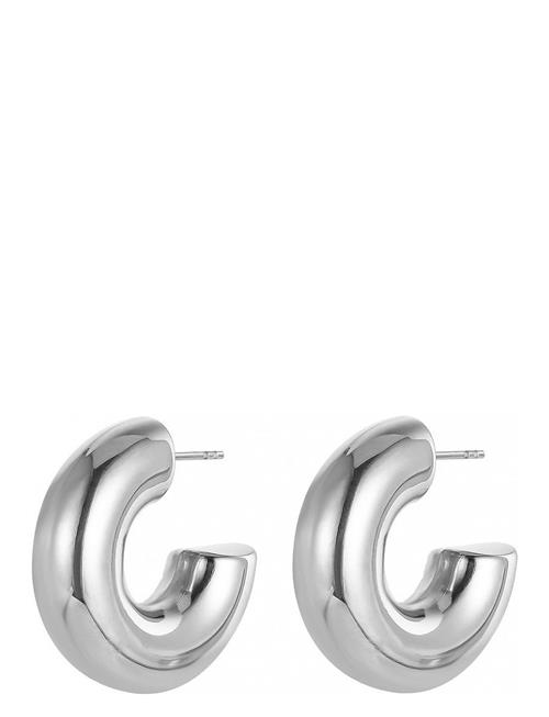 Bud to rose Lola Chunky Hoop Earring Bud To Rose Silver