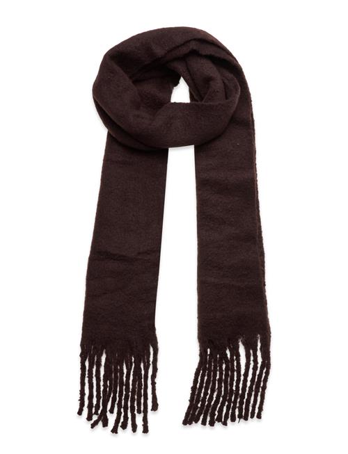 Lindex Scarf Big Fringe Solid Lindex Brown