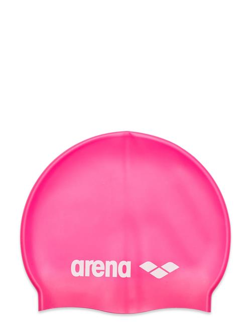 Se Arena Classic Silic Jr Black-Silver Arena Pink ved Booztlet