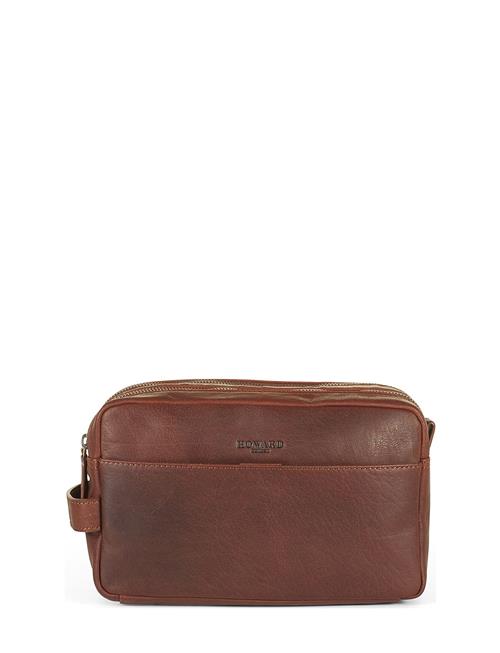 Se Howard London Toiletry Bag Hayden Howard London Brown ved Booztlet