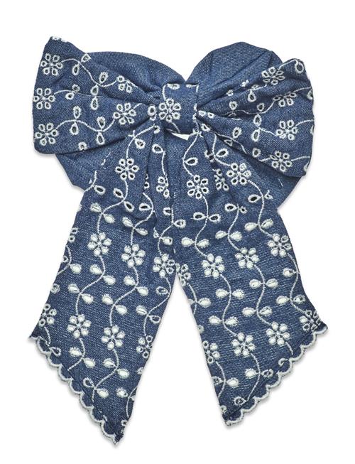 Angela Denim Bow Scrunchie Becksöndergaard Blue