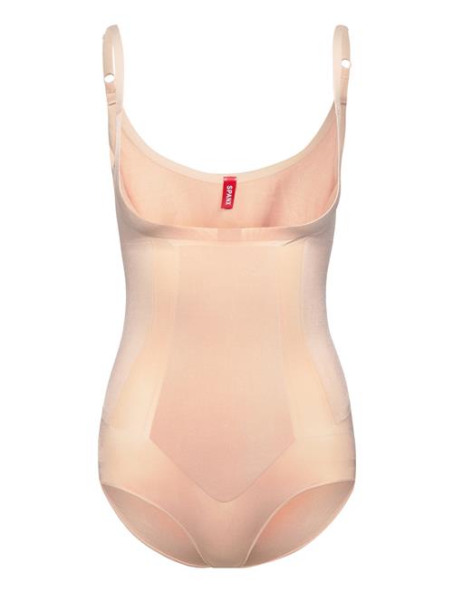 Oncore Open-Bust Panty Bodysuit Spanx Beige