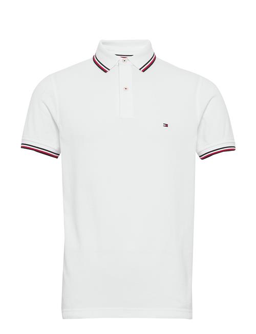 Se Core Tommy Tipped Slim Polo Tommy Hilfiger White ved Booztlet