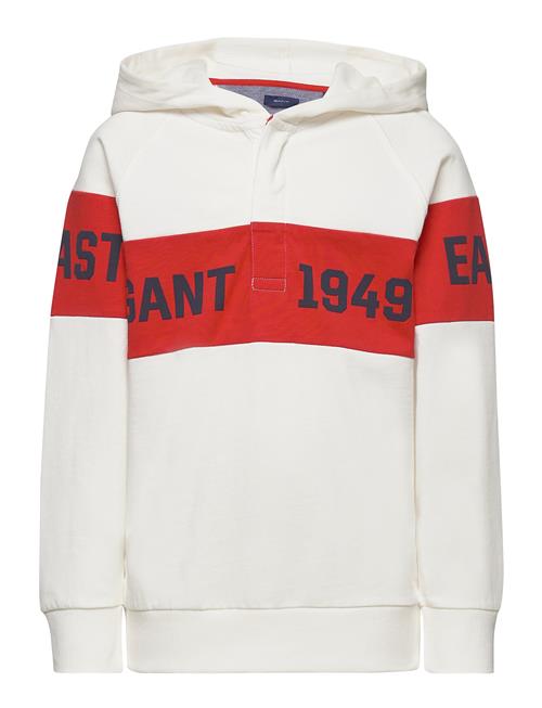 Se GANT D1. Gant Chest Stripe Hr GANT White ved Booztlet