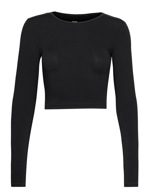 Se Casall Crop Long Sleeve Casall Black ved Booztlet