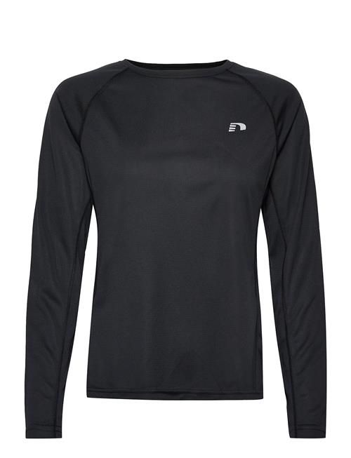 Women Core Running T-Shirt L/S Newline Black