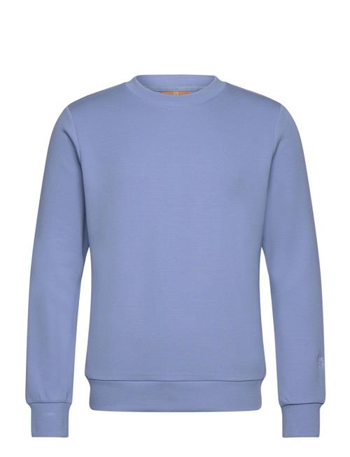 Mos Mosh Gallery Mmgabel Crew Neck Sweat Mos Mosh Gallery Blue