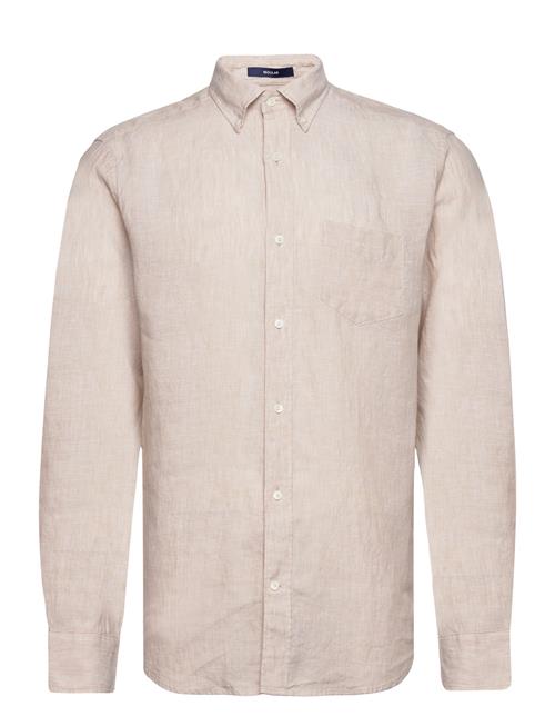 GANT Reg Linen Shirt GANT Beige