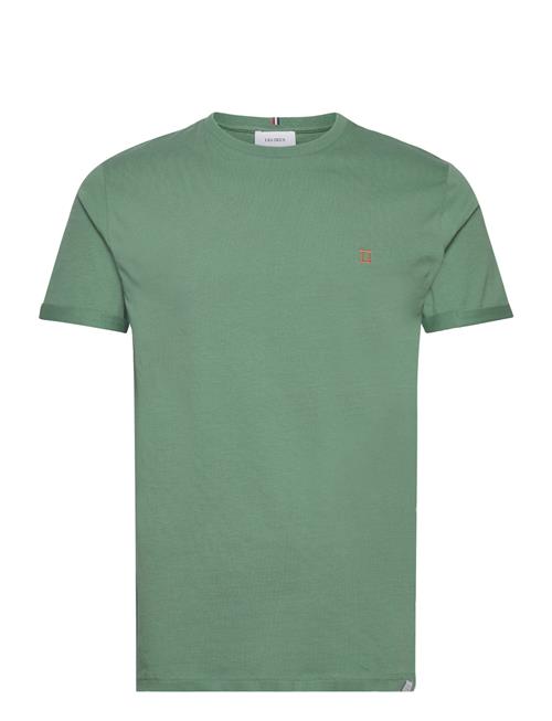 Se Les Deux Nørregaard T-Shirt - Seasonal Les Deux Green ved Booztlet