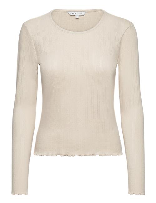 ONLY Onlcarlotta L/S Top Noos Jrs ONLY Cream