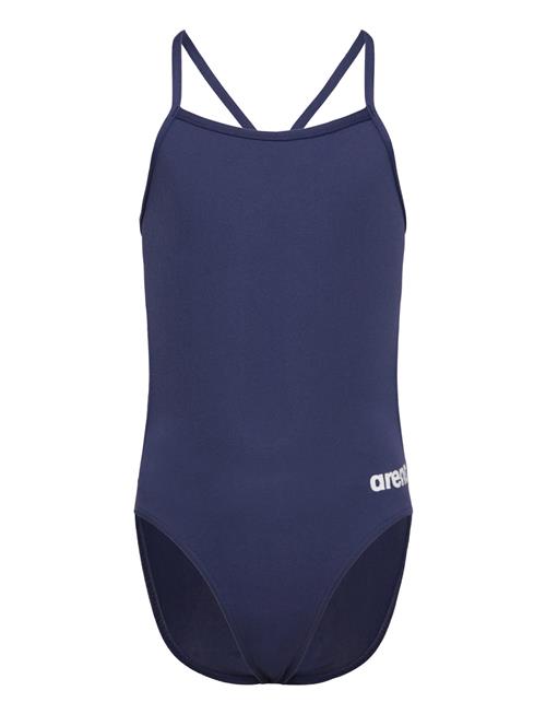 Se Arena Girl's Team Swimsuit Challenge Solid Arena Navy ved Booztlet