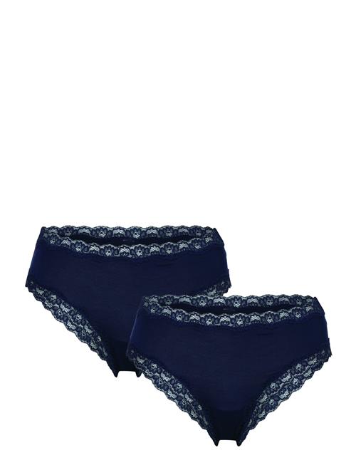 Lindex Brief Vilma Brz Low 2-Pack Lindex Navy