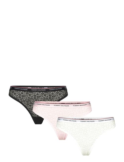 Tommy Hilfiger 3 Pack Thong Lace Tommy Hilfiger Patterned