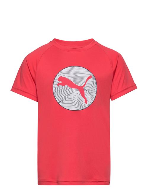 Se PUMA Active Sports Graphic Tee B PUMA Red ved Booztlet