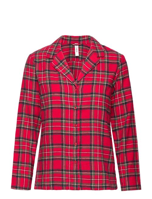 Lindex Nightshirt Flannel Check Lindex Red