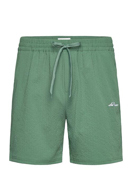 Les Deux Stan Seersucker Swim Shorts 2.0 Les Deux Green