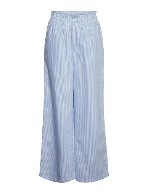 Se Vero Moda Girl Vmpinny Wide Pant Wvn Girl Vero Moda Girl Blue ved Booztlet