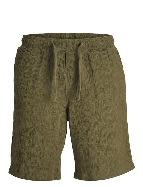 Jack & Jones Jpstjaiden Jjcrinkle Jogger Short Sn Jack & J S Khaki