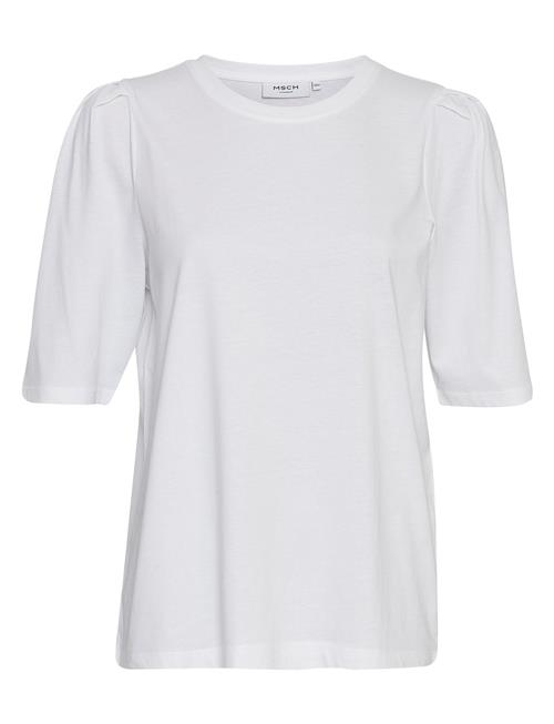 MSCH Copenhagen Mschbegitta Organic Puff Tee MSCH Copenhagen White