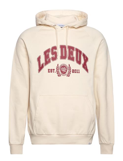 Se Les Deux University Hoodie Les Deux Beige ved Booztlet