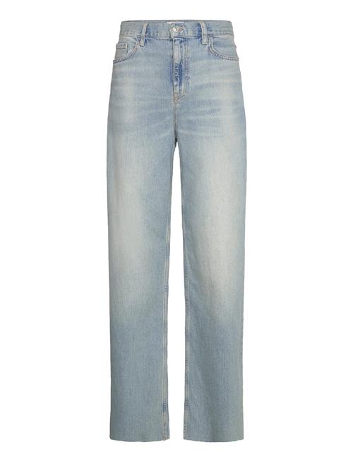 Mango Mid-Rise Straight Jeans Mango Blue