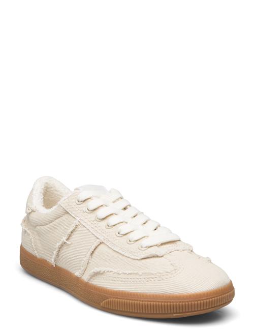 Se Mango Trainers With Frayed Details Mango Beige ved Booztlet