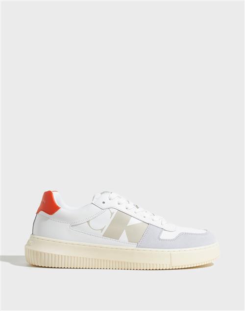 Calvin Klein Jeans Chunky Cupsole Laceup Mix Lth Lave sneakers Creamy White/Bright White/Oyster M