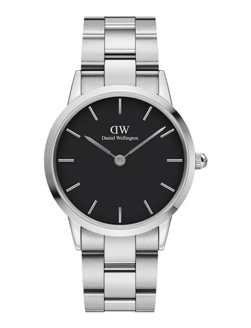 Se Daniel Wellington Iconic Link 36 S Black Daniel Wellington Silver ved Booztlet