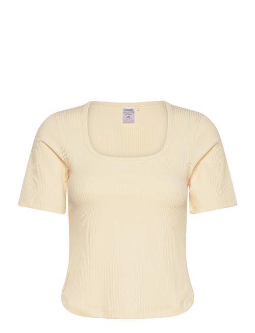 Casall Scoop Rib Tee Casall Yellow