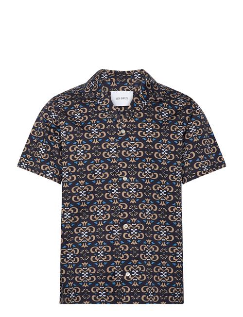 Hendrix Aop Ss Shirt Les Deux Navy