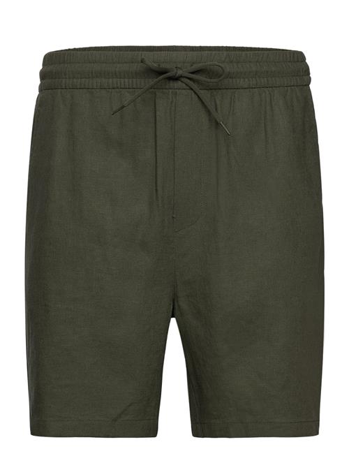 Les Deux Otto Linen Shorts Les Deux Green