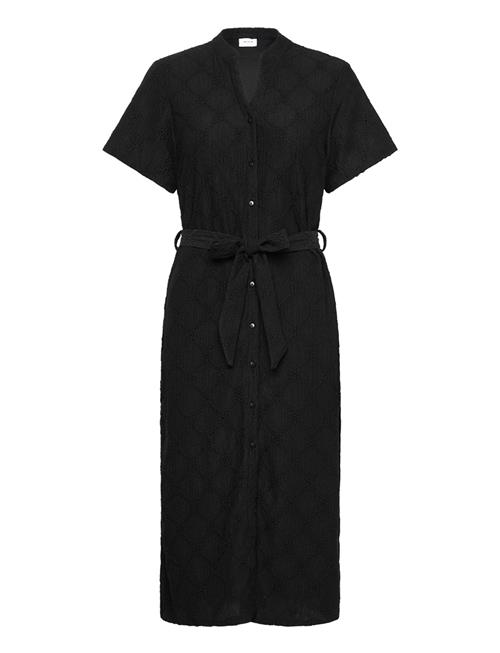 Vila Videlea V-Neck S/S Midi Dress/R/Vol Vila Black